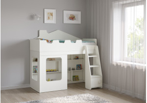 <span>Детская кровать-домик от 3 лет</span> Легенда 42.3.1 с окном